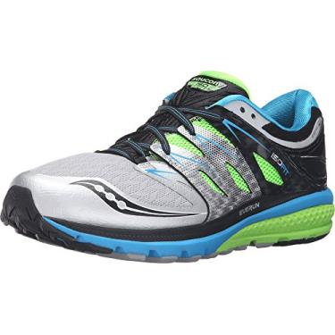 Imagem de Tênis de corrida masculino Zealot Iso 2 da Saucony, Blue/Slime/Silver, 10