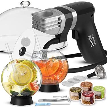 Imagem de Smoking Gun Wood Smoke Infuser Birner PRO - Kit Premium, 13 peças, máquina de defumar com acessórios e lascas de madeira - Fumaça fria para alimentos e bebidas - Presente para homens
