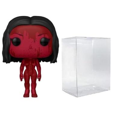 Imagem de CLARKtoys ] + Substituição para + [Funko Pop! Rocks Doja Cat (Scarlet) Boneco de vinil #441, com capa protetora] + [Gato Doja]