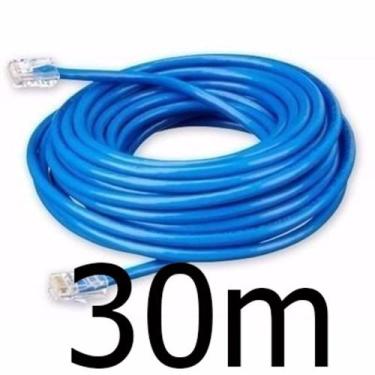 Imagem de Cabo de rede 5/10/15/20/30 metros internet Montado rj45 azul - xcell, 