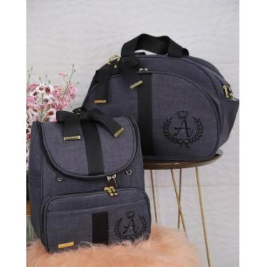 Imagem de Kit Bolsa Maternidade  2 Peças Personalizado - Eduardita Baby