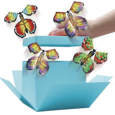 Imagem de WUEURU Caixa de presente de explosão de borboleta para aniversários, casamento, dia das mães, aniversários, presente de aniversário surpresa explosiva DIY para aniversários