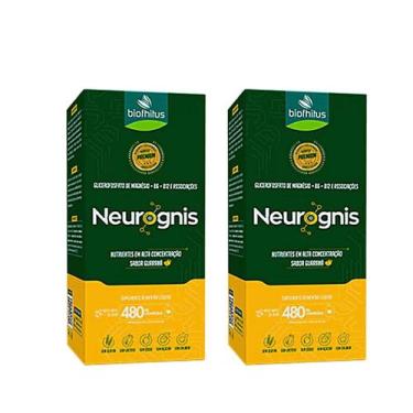 Imagem de Kit 2 Neurognis Nutrientes - Sabor Guaraná 480ml Biofhitus