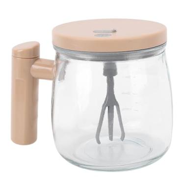 Imagem de Caneca de café de Mixagem de Vidro, Xícara Automática de café de Vidro Auto -agitado Com Tampa e Alça, Caneca de Mistura Elétrica de 400 Ml para Escritório Em Casa para Uso Em