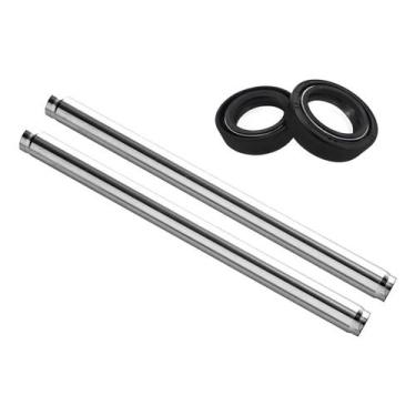 Imagem de Kit Par Tubo Interno Bengala + Par Retentor Moto C100 Biz - BY