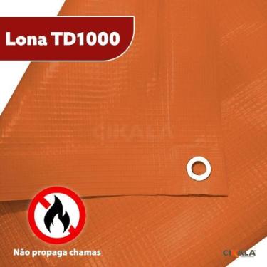 Imagem de Lona TD1000 Laranja 9x5 Metros Blackout 500 Micras - Cikala