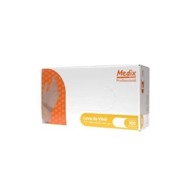 Imagem de Luva Vinil Sem Pó Medix - Kit com 2 Caixas Tamanho PMG, G