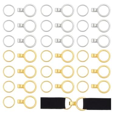 Imagem de AHANDMAKER 160 peças de ganchos de alça de sutiã ajustável kit de substituição deslizante de sutiã 2 cores anéis de alça de sutiã clipes de ajuste deslizante para vestido deslizante biquíni frente