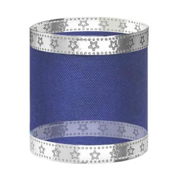 Imagem de Fita de Natal de Voil Aramada 5cm x 10m Várias Cores - Fitas e Festas,