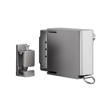 Imagem de Varal Retrátil Roupas Internas E Externas, Caixa ABS+TUP Ângulo Ajustável 180°, Suporte Parede Para Secar Roupas(Grey)