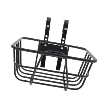 Imagem de Dynwave Cesta de bicicletas, cesta de bicicletas, destacável Pets Transportador de cesta de metal pannier traseira de bicicleta traseira de bicicleta de, 30cmx32cmx12cm