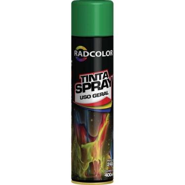 Imagem de Tinta Spray Verde Uso Geral Radnaq 400ml RC2111