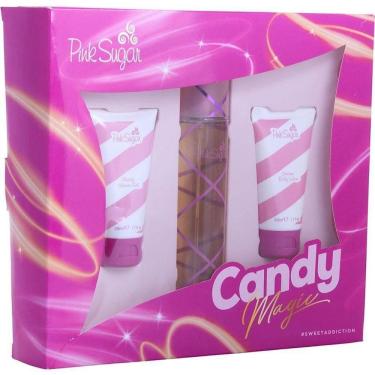 Imagem de Perfume Feminino Aquolina Pink Sugar Edt Spray 100 Ml&loção Corporal 50 Gel De Banho