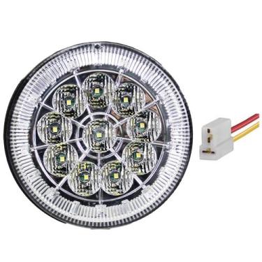 Imagem de Lanterna Traseira 125mm Caminhão Carreta Mod. Randon 10 LED CR 24V +Co