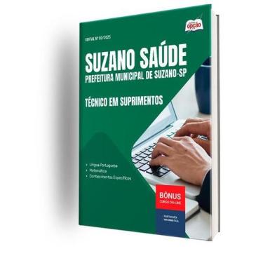 Imagem de Apostila Suzano Saúde  - Técnico em Suprimentos - Apostilas Opção