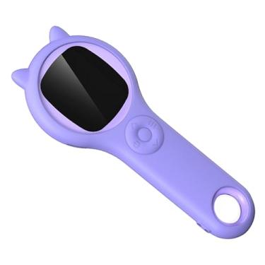Imagem de Microscópio de Brinquedo Científico, Lupa de Bolso 100x Com Luz para Adultos, Joalheiros Portáteis Loupe Com Tela, Lupa Portátil para Colecionadores, 2 (Roxo)