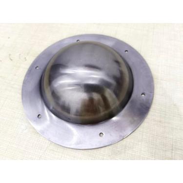 Imagem de Escudo Medieval Boss Umbo Pequeno para Viking Buckler Shields Forjado à Mão Combate Umbo Mount Armadura Polida Calibre 14 para Escudo Redondo Escudo Prata Armadura Boss (7,5 polegadas)