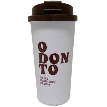 Imagem de Copo Café C/ Tampa Bucks 500ml Estampado Frases Profissões - Uatt, Odo