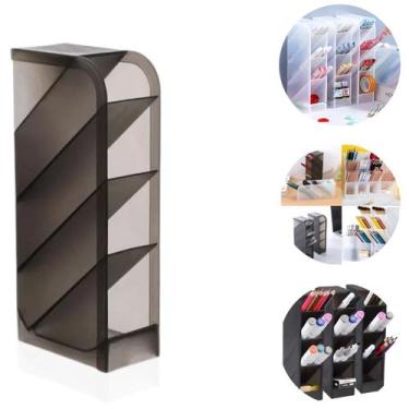 Imagem de Organizador Porta Caneta Escritório Armazenamento 20cm - Ami, Preto