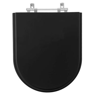 Imagem de Assento Sanitário Firenze Preto Para Vaso Icasa