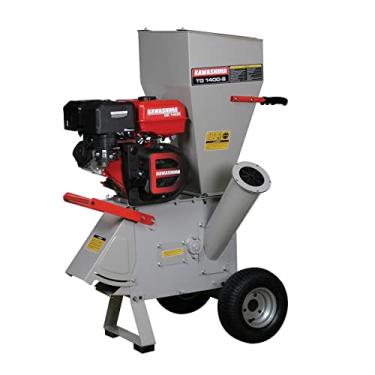 Imagem de Triturador e forrageiro a gasolina 15HP Kawashima TG 1400-S c/ engate p/ reboque