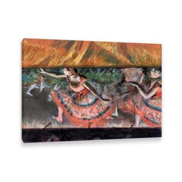 Imagem de SDYJ6GSW Edgar Degas Prints Lowering the Curtain Giclee Canvas Art Print Impressionism Wall Art Ballerina Poster Vintage Edgar Degas Decoração de parede 55 x 40 cm (22 x 16 polegadas) sem moldura