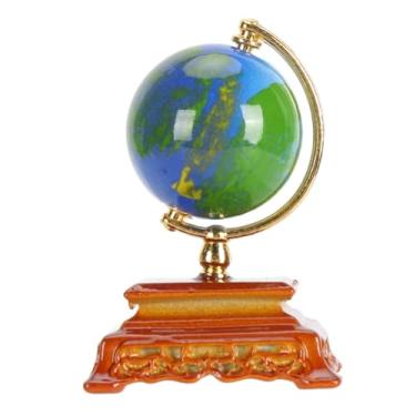 Imagem de Globo Mundial Em Miniatura, Brinquedo Ideal para Decoração de Bonecas e Adereços de Fotos Com Detalhes Realistas para Familiares e Amigos