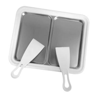 Imagem de DimyFew Fabricante instantânea de creme de creme de sorvete de sorvete de sorvete caseiro de iogurtes de aço inoxidável Placa fria da panela para iogurte,