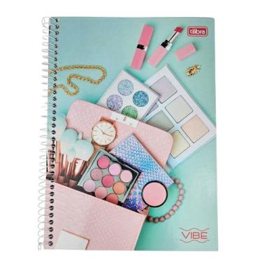 Imagem de Caderno Espiral Grande Universitário 1 Matéria Vibe Feminino/Masculino