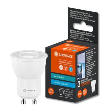 Imagem de Lampada Led Dicroica Par11 3W 300Lm 36 Bivolt Gu10 Ledvance, 127/220V,