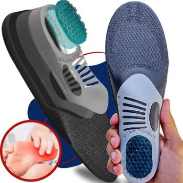 Imagem de Palmilha Anatômica Para Correção Da Fascite Plantar Original Ergo Prem
