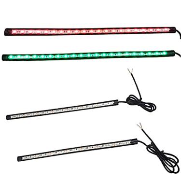 Imagem de Lâmpada de LED marinha para barco, luz vermelha e verde, luzes de decoração de LED, luz de cortesia para barco inflável Pontoon Kayak Dinghy Yacht