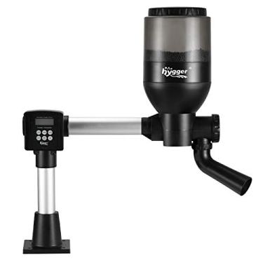 Imagem de Alimentador automático de peixes para lagos com controle LCD Hygger, capacidade 5,5 L, DC 12 V