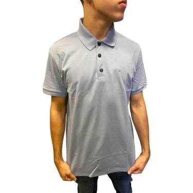 Imagem de Camiseta Masculina Ellus Polo Piquet Classic Azul Claro-Masculino