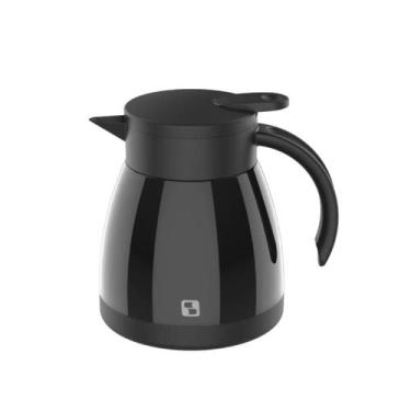 Imagem de Bule Térmico Elegance 500 ml Aço Inox Soprano, Preto