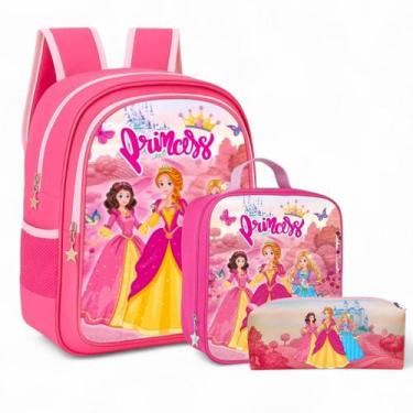 Imagem de Mochila Infantil Escolar Meninos Masculino Criança Bolsa Estojo Grande