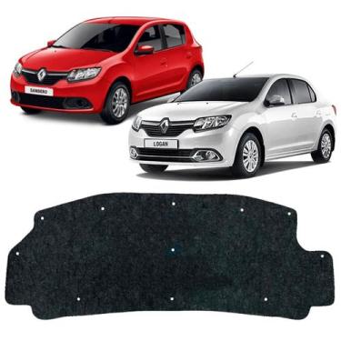 Imagem de Forro Capo Sandero Logan 2015 a 2018 Revestimento Manta Autocolante Is