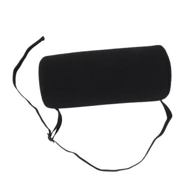 Imagem de Travesseiro de Rolo Lombar para a Região Lombar, Espuma de Memória Sem Travesseiro Suporte Pilling (Preto)