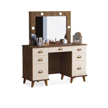 Imagem de Penteadeira com 7 Gavetas León Malbec Off White - CASA H