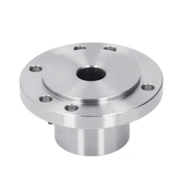 Imagem de Placa frontal de torno de aço manganês de 80 mm para K11-80 K72-80 K12-80 com 6 furos de montagem e furos de rosca de 14 mm (18 mm)
