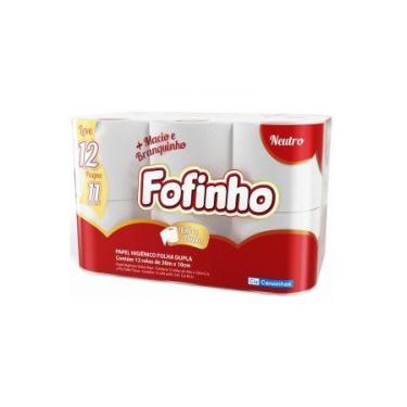 Imagem de Papel higiênico fofinho folha dupla c/12 - fadi