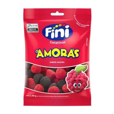 Imagem de Bala de Gelatina Fini Amoras 90g