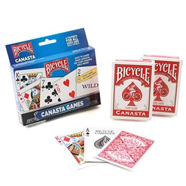Imagem de Baralho Bicycle Canasta Games, multicolorido