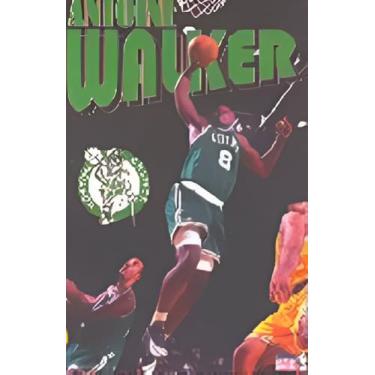 Imagem de Buyartforless Pôster Boston Celtics Antoine Walker 57 x 87 cm Impressão artística NBA Rare colecionável