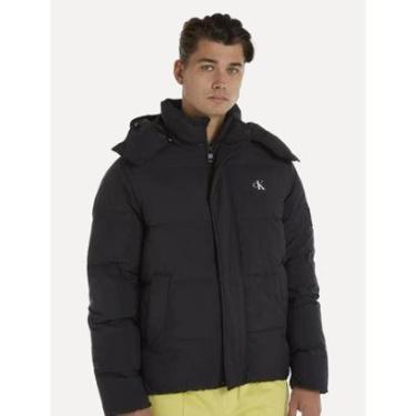 Imagem de Jaqueta Calvin Klein Matelasse Com Capuz Masculina-Masculino