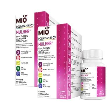 Imagem de Kit 2 Polivitamínico Mulher Mió 60 Cápsulas