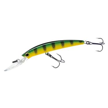 Imagem de Yo-Zuri R1301MPC Crystal Minnow Deep Diver Walleye, Flutuante 13,8 cm, 2 ganchos, poleiro verde