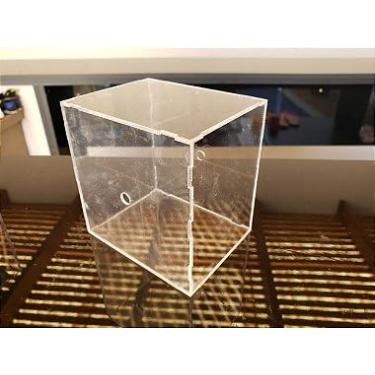 Imagem de Caixa de Acrílico Transparente para Abelha Marmelada, 11 x 8,4 x 10,7 cm, 3 Unidades, Desmontável