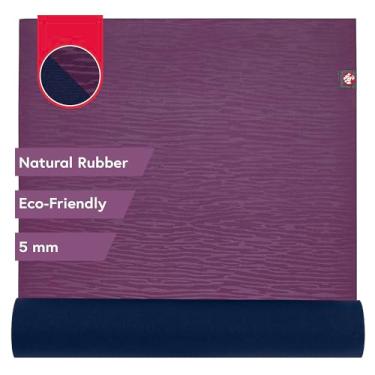 Imagem de Manduka Tapete de ioga eKO 71" - 5 mm | Borracha natural | Ecológica | Superfície texturizada macia | Sensação natural próxima à pele | 180 x 66 cm | Açaí Midnight