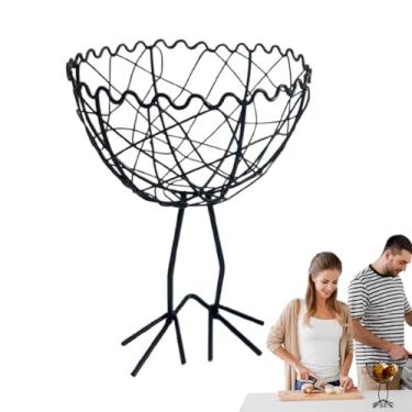 Imagem de Cesta de | Cesto Para Frescos De Galinha | Organizador De Frutas Para Cozinha Com Grande Capacidade Para Casa De Campo Adultos Crianças Jantar